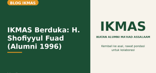 Flyer IKMAS Berduka: H. Shofiyyul Fuad (Alumni 1996)