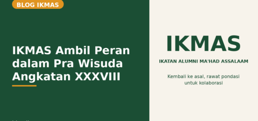 Flyer IKMAS Ambil Peran dalam Pra Wisuda Angkatan XXXVIII
