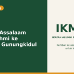 Flyer Ponpes Assalaam Silaturahmi ke Pemkab Gunungkidul