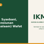 Flyer Ust. Drs. Syaebani, M.Si. (Pensiunan Guru Assalaam) Wafat