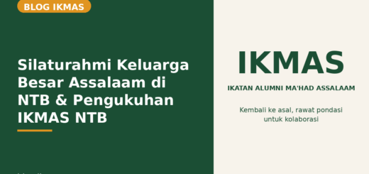 Flyer Silaturahmi Keluarga Besar Assalaam di NTB & Pengukuhan IKMAS NTB