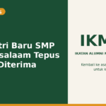 Flyer 33 Santri Baru SMP TQS Assalaam Tepus Resmi Diterima