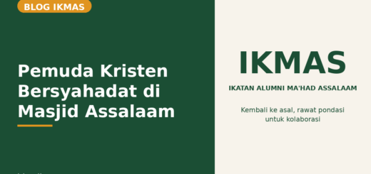 Flyer Pemuda Kristen Bersyahadat di Masjid Assalaam