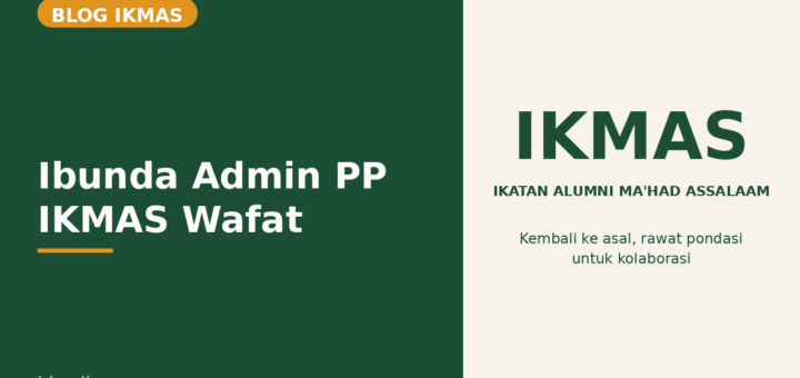Flyer Ibunda Admin PP IKMAS Wafat