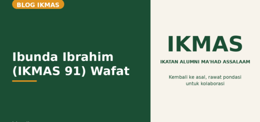 Flyer Ibunda Ibrahim (IKMAS 91) Wafat