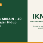 Flyer Program ARBAIN – 40 Hari Belajar Hidup Khusyuk