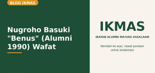 Flyer Nugroho Basuki "Benus" (Alumni 1990) Wafat