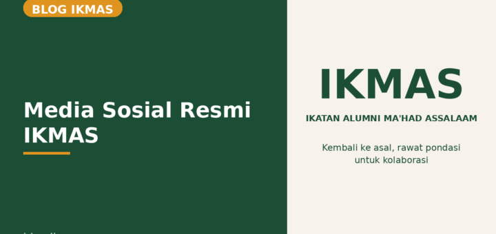 Flyer Media Sosial Resmi IKMAS