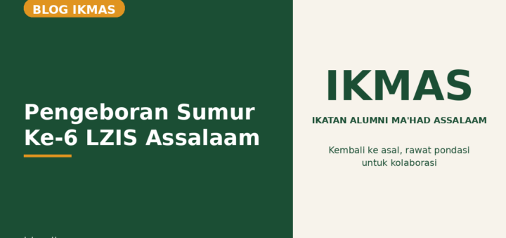 Flyer Pengeboran Sumur Ke-6 LZIS Assalaam