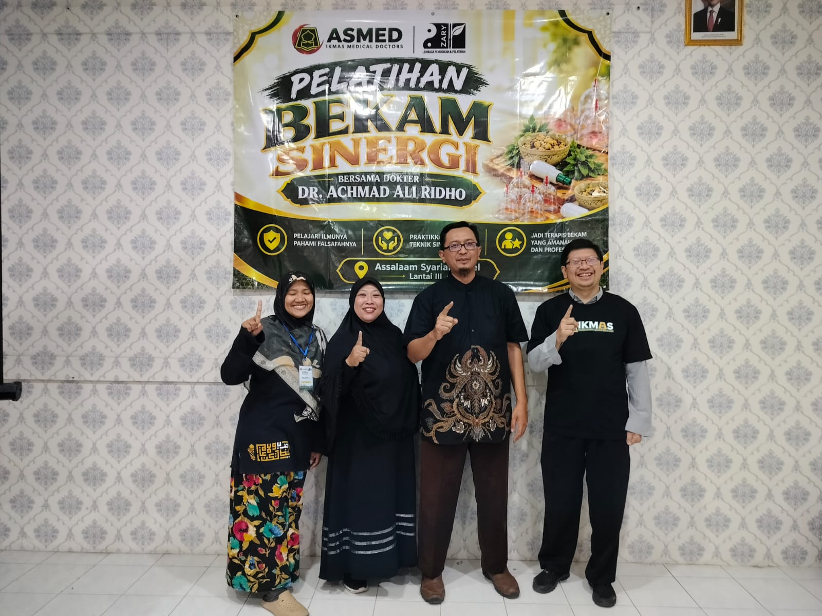 Pelatihan Bekam Sinergi IKMAS-ASMED