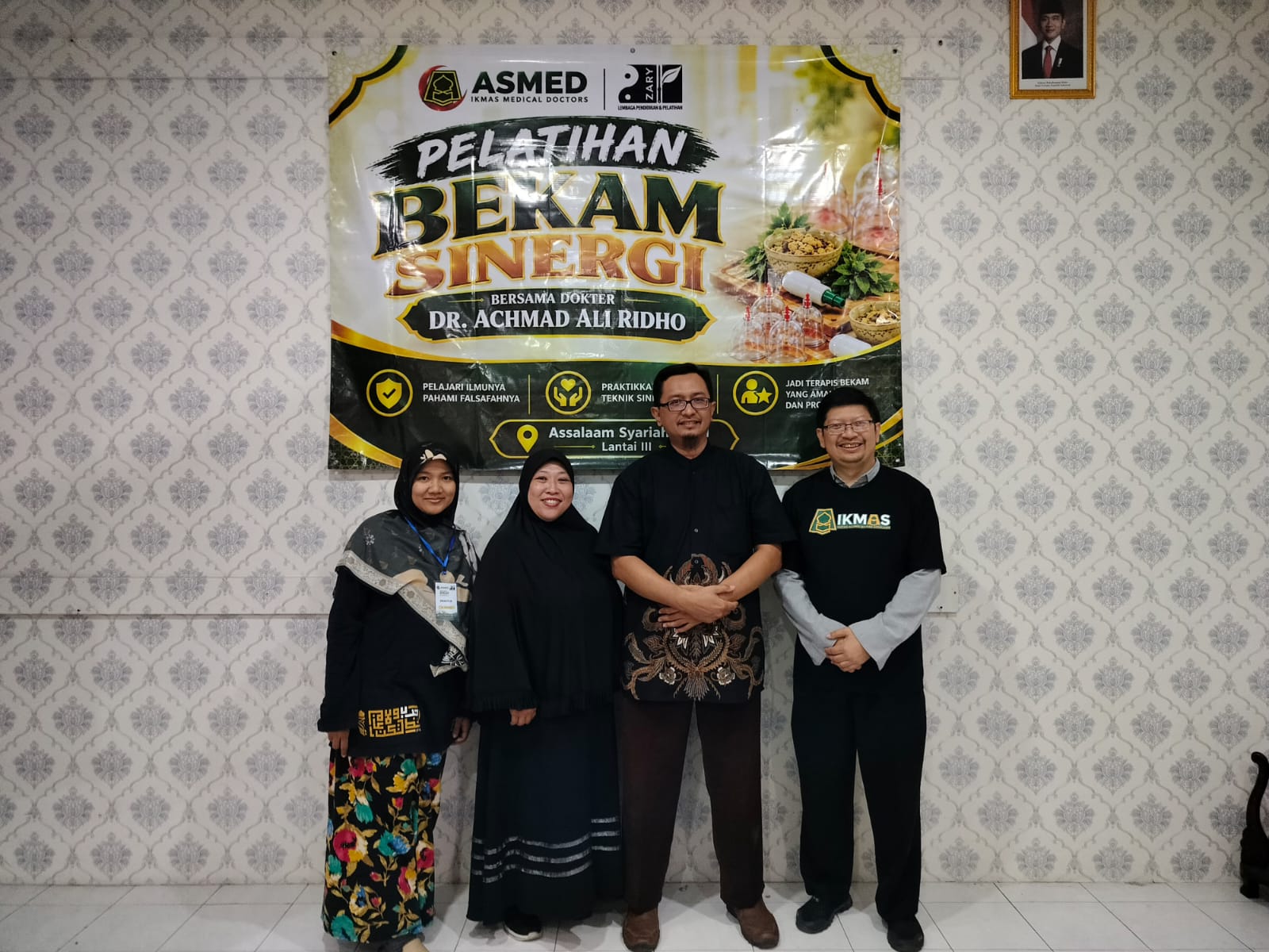 Pelatihan Bekam Sinergi IKMAS-ASMED