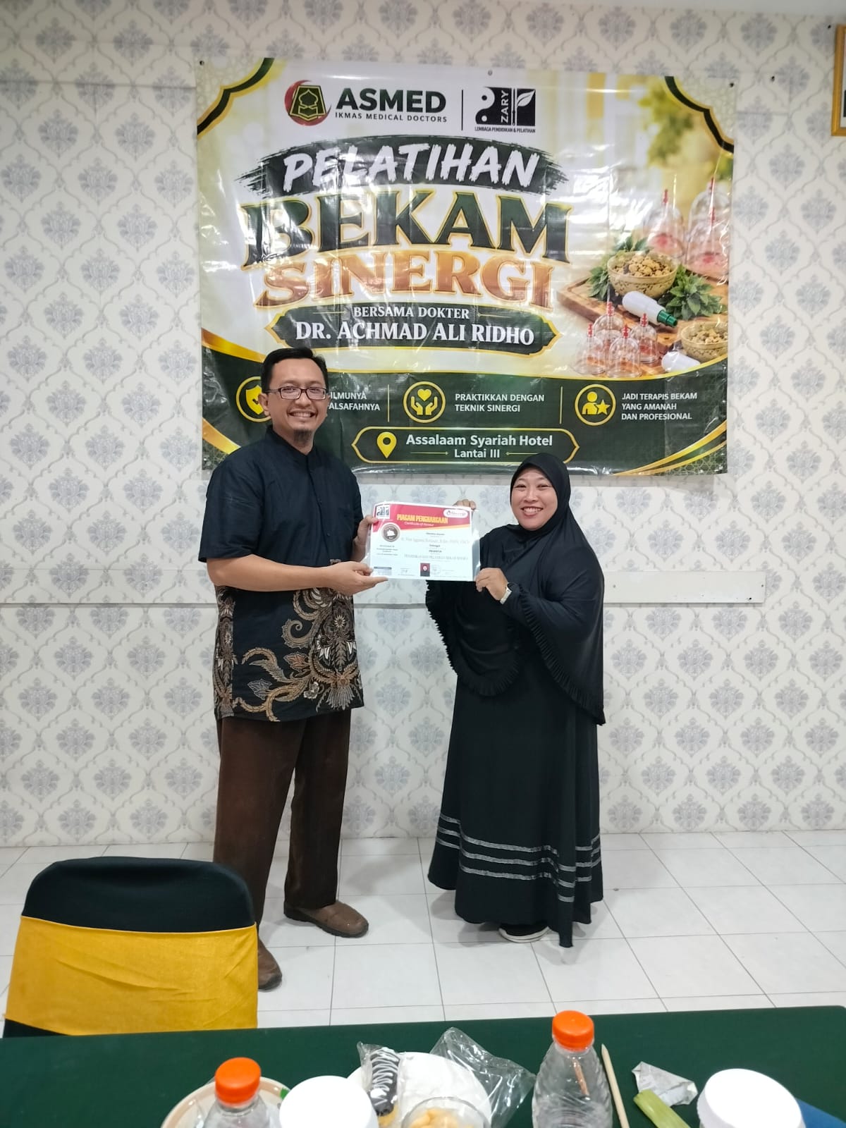 Pelatihan Bekam Sinergi IKMAS-ASMED